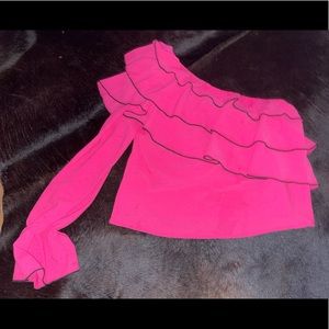 One shoulder blouse